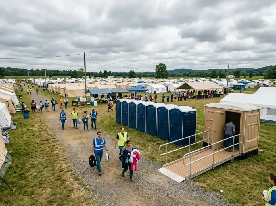 disaster-relief-camp-restrooms-010 — frequently asked questions, Dumpster & Portable Bathrooms Rental in Camas, WA